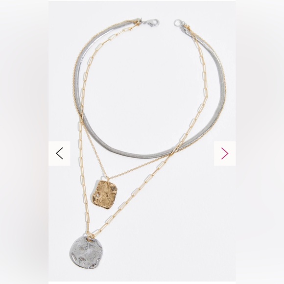 Free People Oversized Coin Necklace - Picture 1 of 7